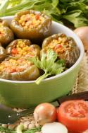 Slow-Cooker Mexican Style Vegetarian Stuffed Peppers Photo